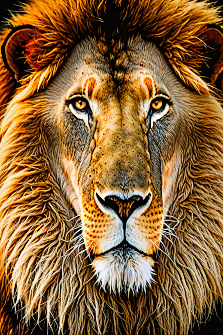 Lion portrait