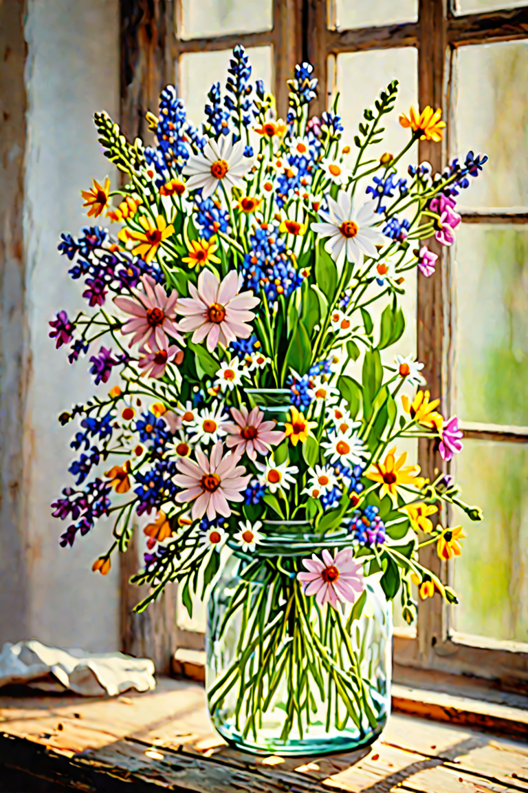 Watercolor flowers